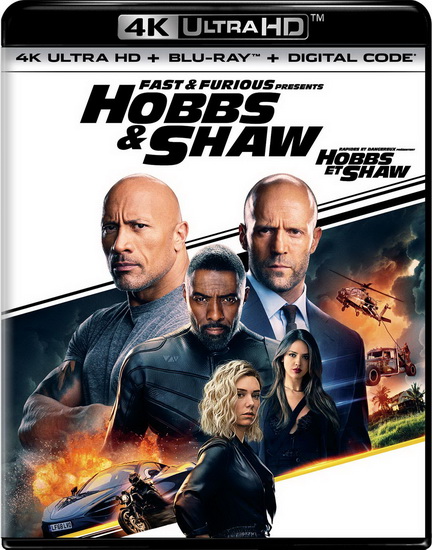 Fast & Furious Presents: Hobbs & Shaw (Rapides et dangereux présentent: Hobbs et Shaw) (4K+Blu-Ray+Digital Copy) - LEITCH DAVID
