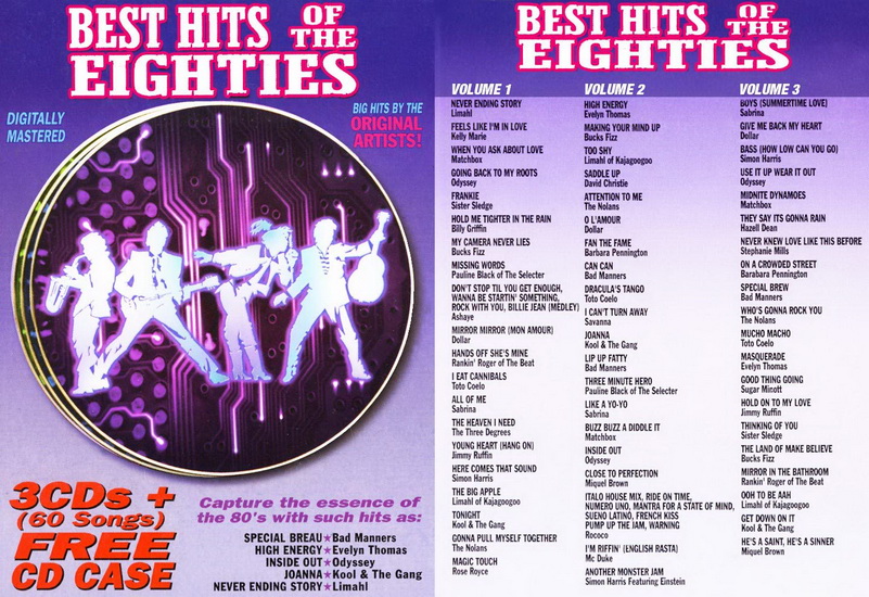 Best Hits Of The 80's (3CD+carry case) - COMPILATION