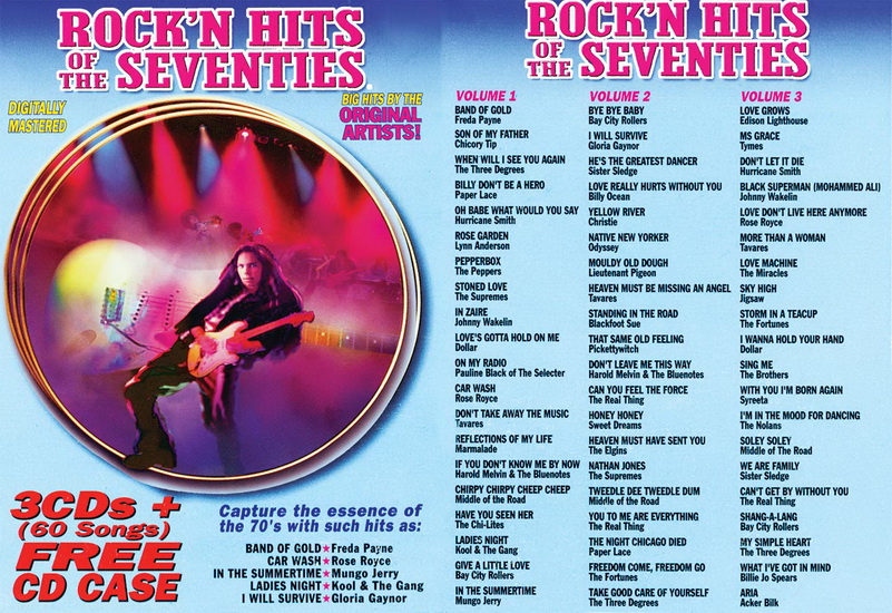 Rock'N Hits Of The Seventies (3CD+carry case) - COMPILATION