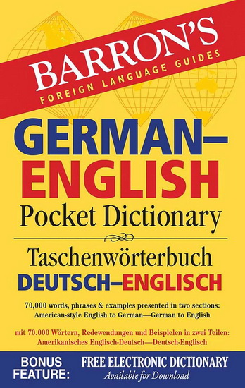 Barron&#39;s German-English Pocket Dictionary - URSULA MARTINI