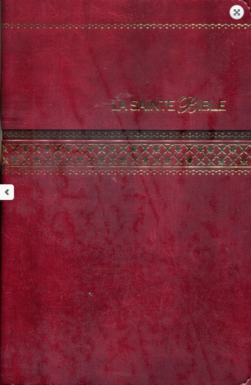 Bible Louis Segond 1910 (bordeaux, avec onglet et fermeture éclair) - COLLECTIF