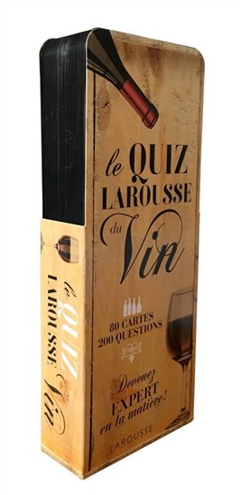 Le Quiz Larousse du vin : 80 cartes, 200 questions - COLLECTIF