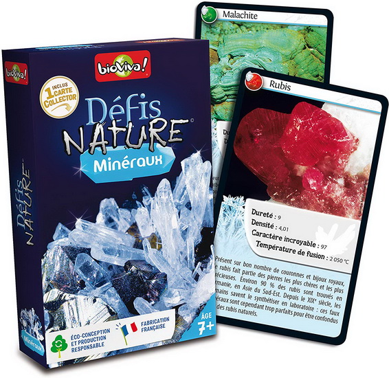 Cartes Défis Nature Minéraux