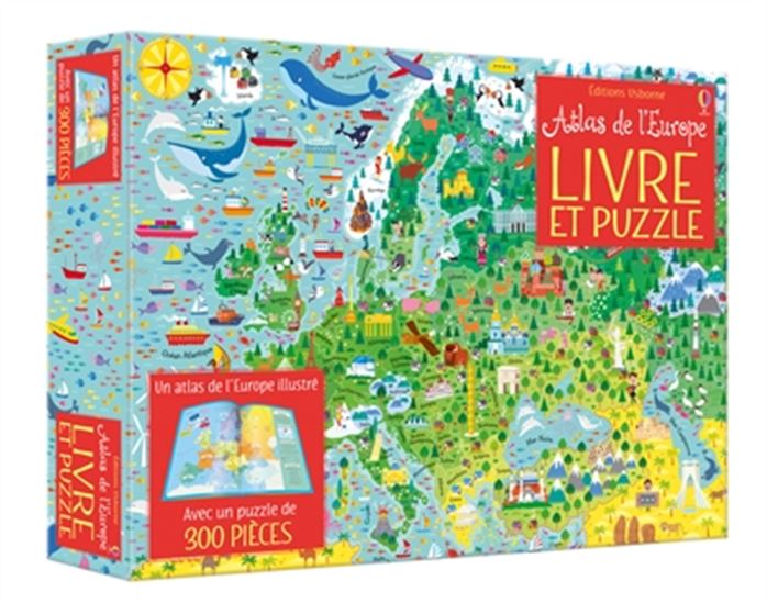 Atlas de l'Europe Cof. livre et puzzle - JONATHAN MELMOTH - BRIAN FITZGERALD