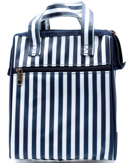 Sac à lunch rayures marines