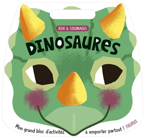 Dinosaures : jeux et coloriages : mon grand bloc d'activités à emporter partout ! - SOPHIE BEER - SOPHIE BEER