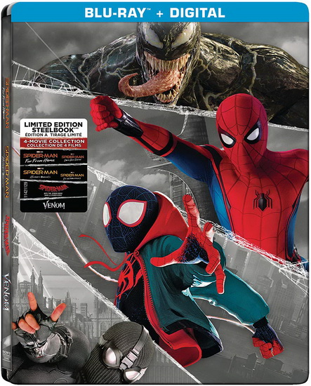 Spider-Man: Far From Home + Spider-Man: Homecoming + Spider-Man: Into The Spider + Venom (Blu-Ray) - DIVERS