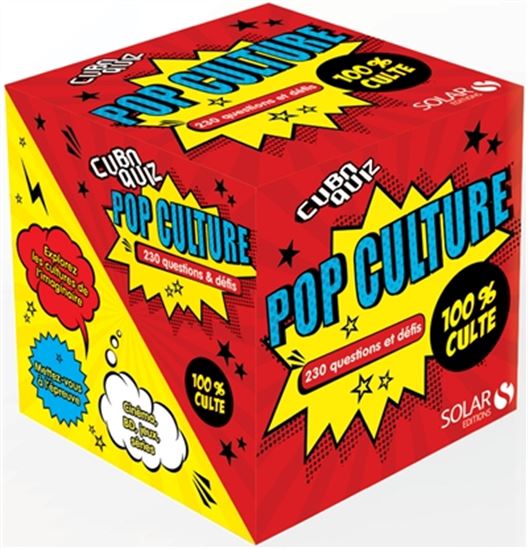 Cuboquiz pop culture : 230 questions et défis Cof. - NICOLAS BONNEFOY