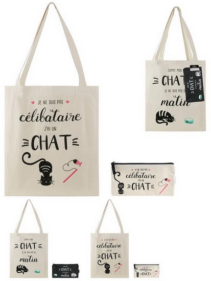 Pochette chat shop