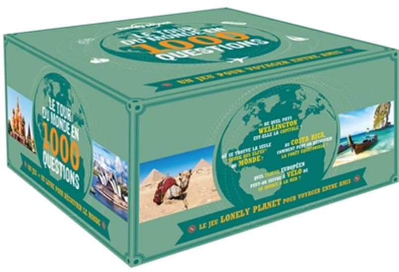 Le Tour du monde en 1.000 questions : un jeu Lonely planet Cof. 3e éd. - ISABELLE BROUWYN - EMELINE GONTIER