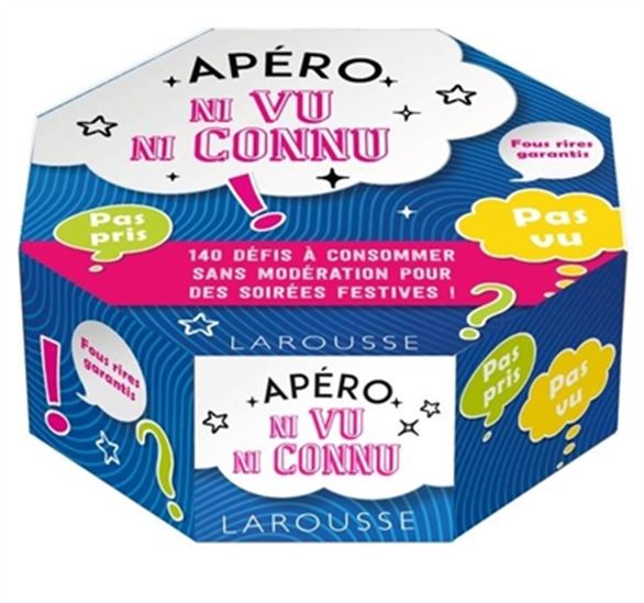Ni vu ni connu : 140 défis à consommer sans modération pour des soirées festives ! Cof. - COLLECTIF