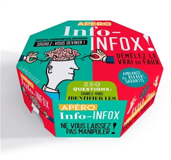 Apéro info-infox ! : 250 questions : saurez-vous identifier les fake news ? Cof. - COLLECTIF