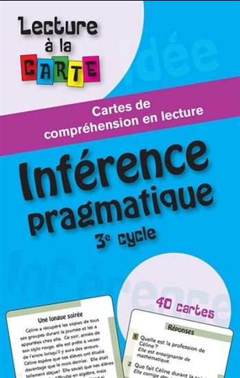 Inférence pragmatique, 3e cycle - MARC-ANTOINE VINCENT
