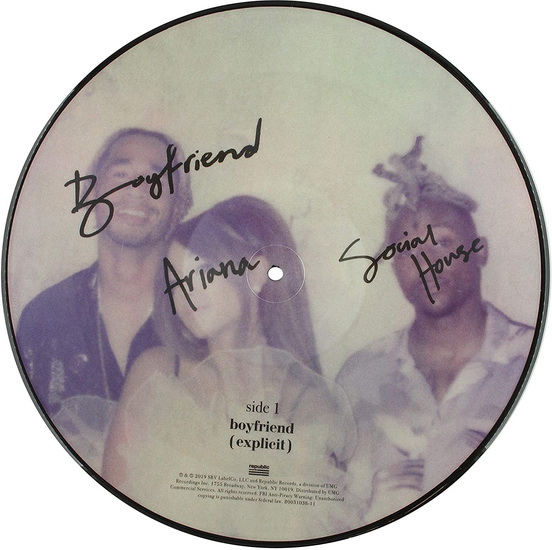 Ariana Grande Social House newest boyfriend single vinyl 12”