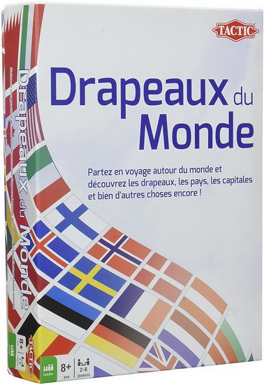 Drapeaux du monde - Jeux de société et stratégie - JEUX, JOUETS -   - Livres + cadeaux + jeux