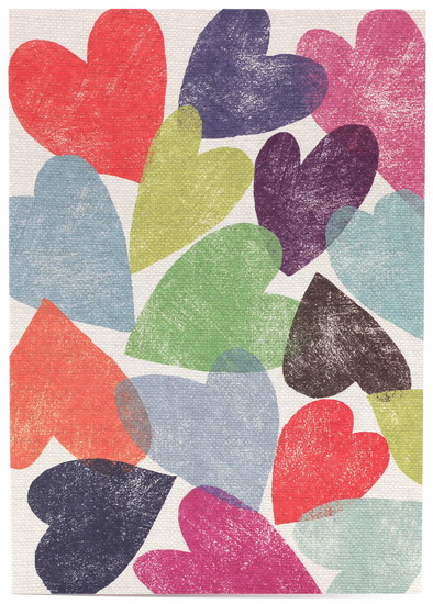 Frean: coeurs multicolores