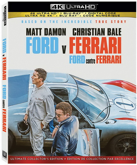 Ford V Ferrari (4K+Blu-Ray) (Ford contre Ferrari) - JAMES MANGOLD