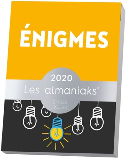 Enigmes 2020 - BERNARD MYERS