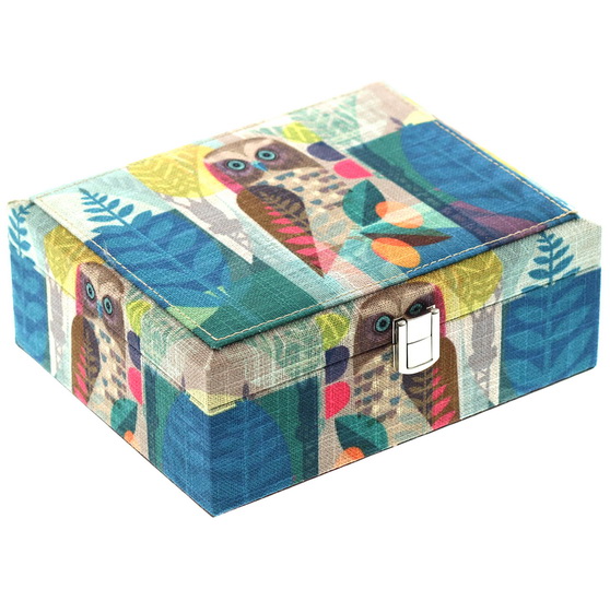Boîte Hibou coloré
