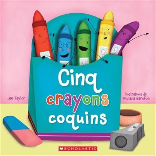 Cinq crayons coquins - LEE TAYLOR - VIVIANA GAROFOLI