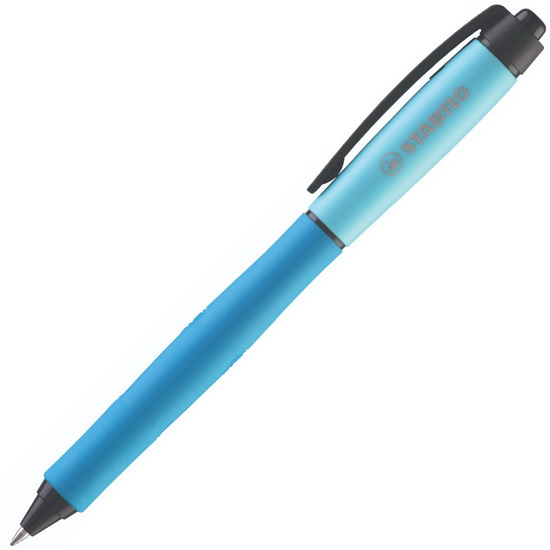 Stylo gel rétractable Palette bleu