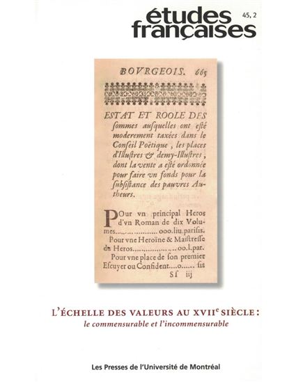 Volume 45, numéro 2, 2009 - FRÉDÉRIQUE AÏT-TOUATI - FRÉD CHARBONNEAU