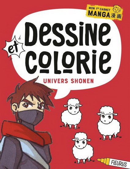 Dessine et colorie : univers shonen - FLOHGNA
