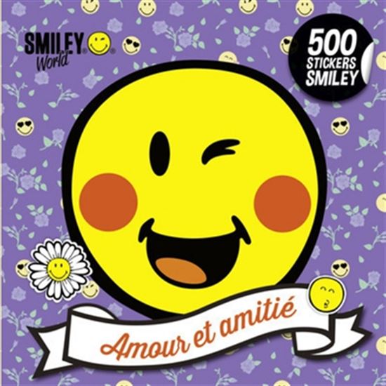 Smiley : 500 stickers amour et amitié - COLLECTIF