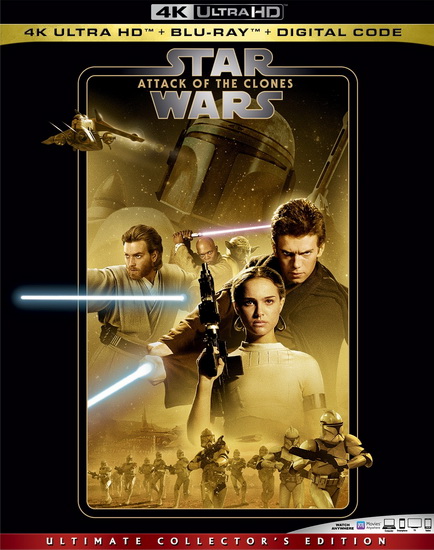 Star Wars: Attack of The Clones (4K+Blu-Ray) - LUCAS GEORGE