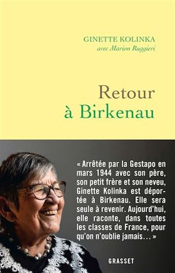Retour à Birkenau - GINETTE KOLINKA - MARION RUGGIERI