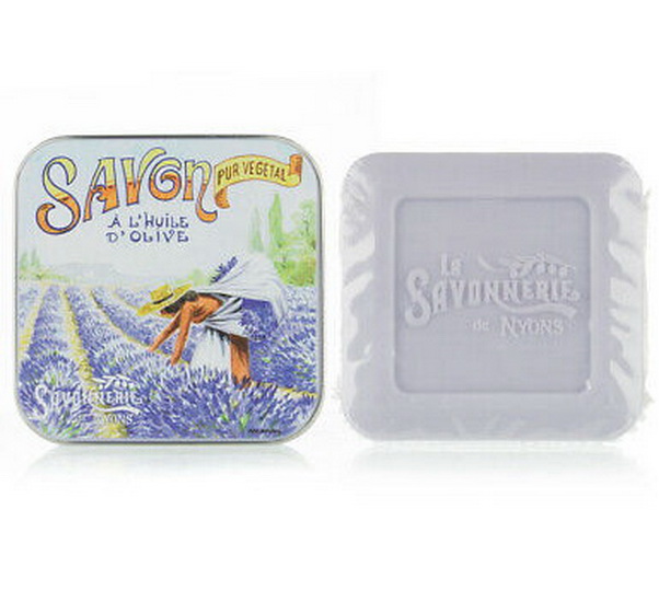 Savon boîte métal 100g - La cueillette - Lavande