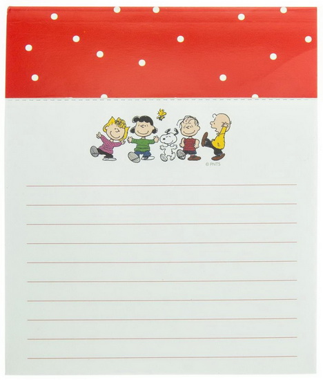 Bloc-notes détachable Snoopy et ses amis