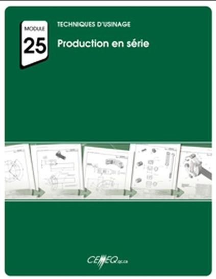 Techniques d&#39;usinage : module 25 : production en série (module au choix de l&#39;établissement) : 5223-250-G - COLLECTIF