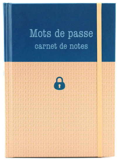Carnet de notes Mots de passe