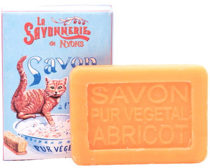 Savons d&#39;invités 25g - Chat roux - Abricot