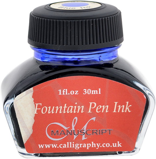 Encrier encre bleu 30ml