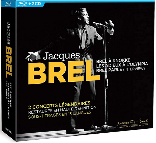 Jacques Brel - En Concert (2CD+Blu-Ray) - JACQUES BREL
