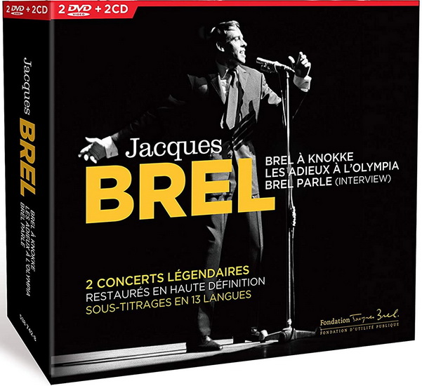 Jacques Brel - En Concert (2CD+DVD) - JACQUES BREL