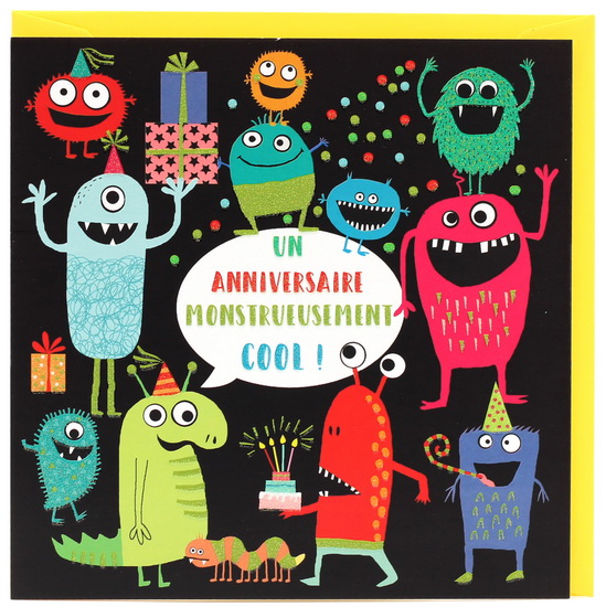 Anniversaire monstreusement cool monstres