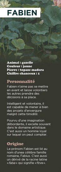 Signet prénom Fabien