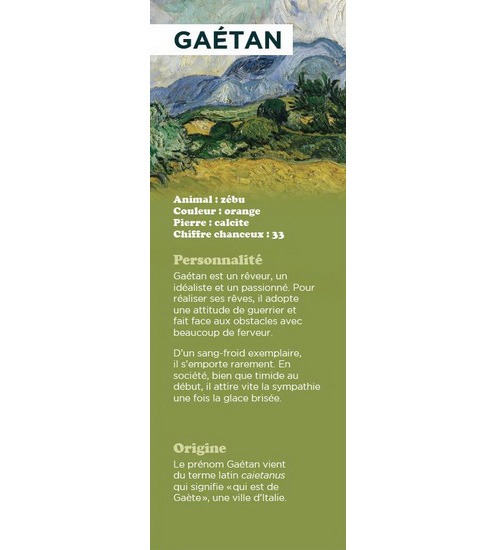 Signet prénom Gaétan