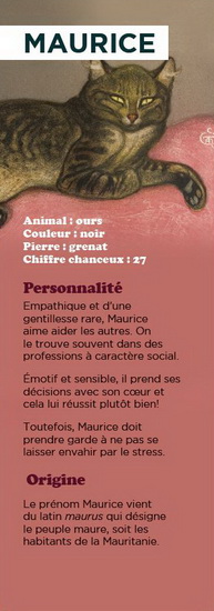 Signet prénom Maurice