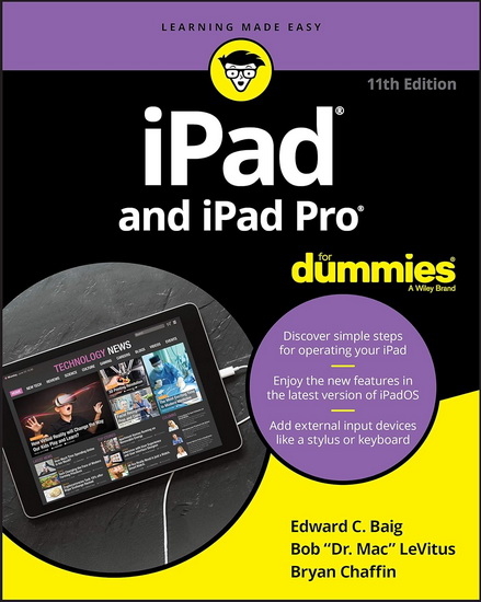 iPad and iPad Pro For Dummies - EDWARD C BAIG
