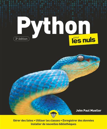 Python pour les nuls 3e éd. - JOHN PAUL MUELLER