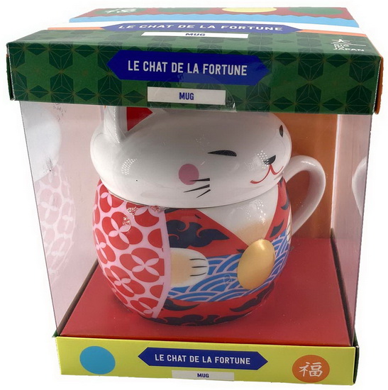 Coffret Mug Chat de la fortune N. éd. - COLLECTIF