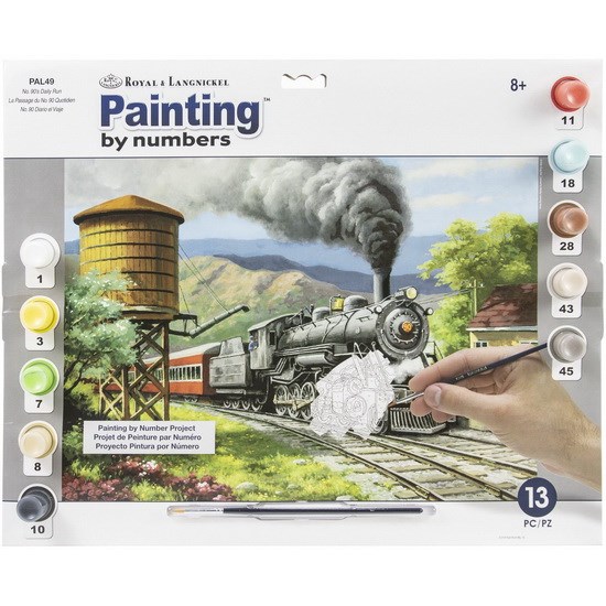 Projet peinture à numéros Le passage du no. 90 quotidien