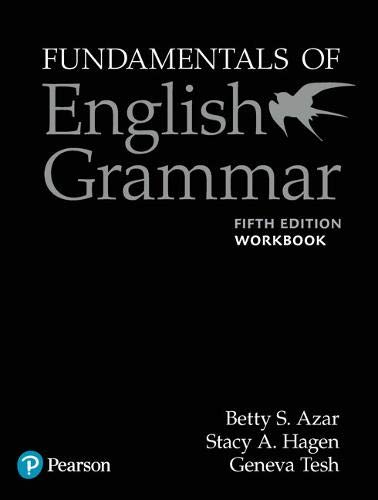FUNDAMENTALS ENG. GRAMMAR 5E: Workbook - COLLECTIF