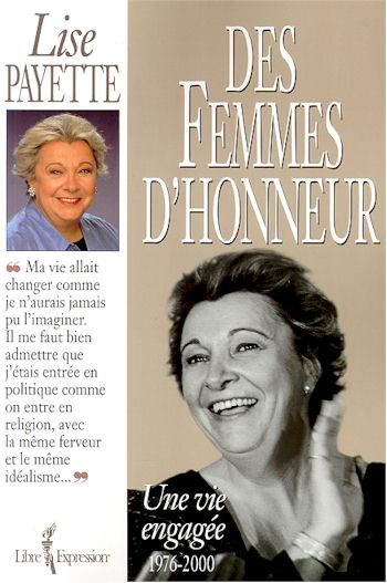 Des femmes d&#39;honneur T.03 - LISE PAYETTE