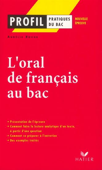 L'Oral de français au bac - COLLECTIF