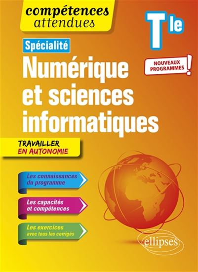 Spécialité NSI numérique et sciences informatiques terminale : nouveaux programmes - J-C BONNEFOY - B PETIT